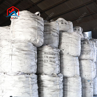 Hoge zuiverheid silicium metaal met gecontroleerde deeltjesgrootte en batch consistentie voor staalindustrie en elektronica