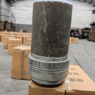 85% Al2O3 Vuurvaste de Houten trechterpijp van het Materialen Ononderbroken Afgietsel