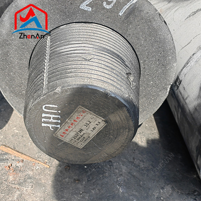 Dia 75mm-700mm L1800-2700mm UHP HP RP Elektrodo De Grafito Grafietelektrode Met 4tpi 4tpil Nippel Voor Eaf Lf