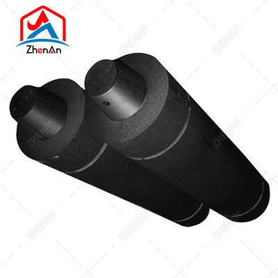 Dia 75mm-700mm L1800-2700mm UHP HP RP Elektrodo De Grafito Grafietelektrode Met 4tpi 4tpil Nippel Voor Eaf Lf