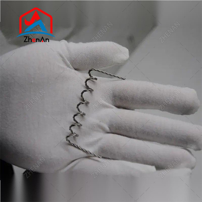 Zwarte wolfraamdraad 99,95% W Reinheid Dia0,05 mm