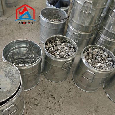 IJzer vanadium 75 graad legering blok zwart zilver voor pantserplaat staal en hoge sterkte bouw gebruik