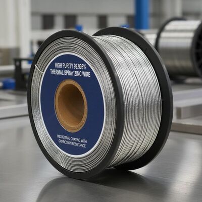 Hoge Zuiverheid 99,995% Thermisch Spuitzinkdraad voor Industriële Coating met Corrosiebestendigheid