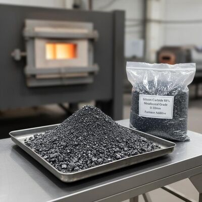 88% Zuiverheid Metallurgische Kwaliteit SiC 0-10mm Oven Toeslag voor de Gietindustrie